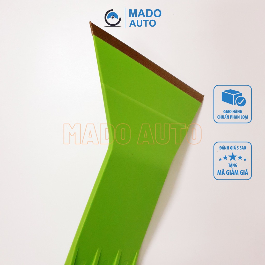 Gạt nhựa bản to uốn cong lưỡi bọc vải vệ sinh dám phim kính hậu sedan MADO F461 Squeegee