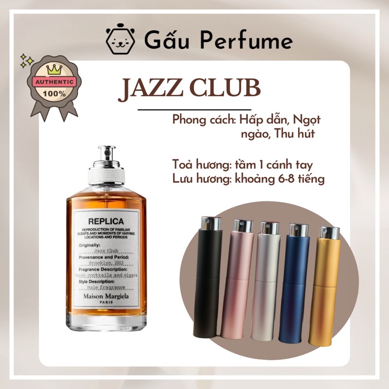 Nước hoa chiết/Mẫu thử Jazz Club 10ML chính hãng