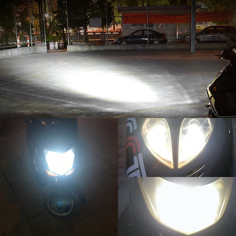 Đèn Pha KEVANLY P15D 3 Màu DC 12V Dành Cho Xe Mô Tô