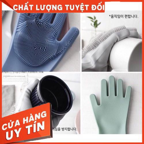 [XẢ KHO+FREE SHIP] Gang tay silicol kiêm miếng rửa bát SIÊU TIỆN LỢI