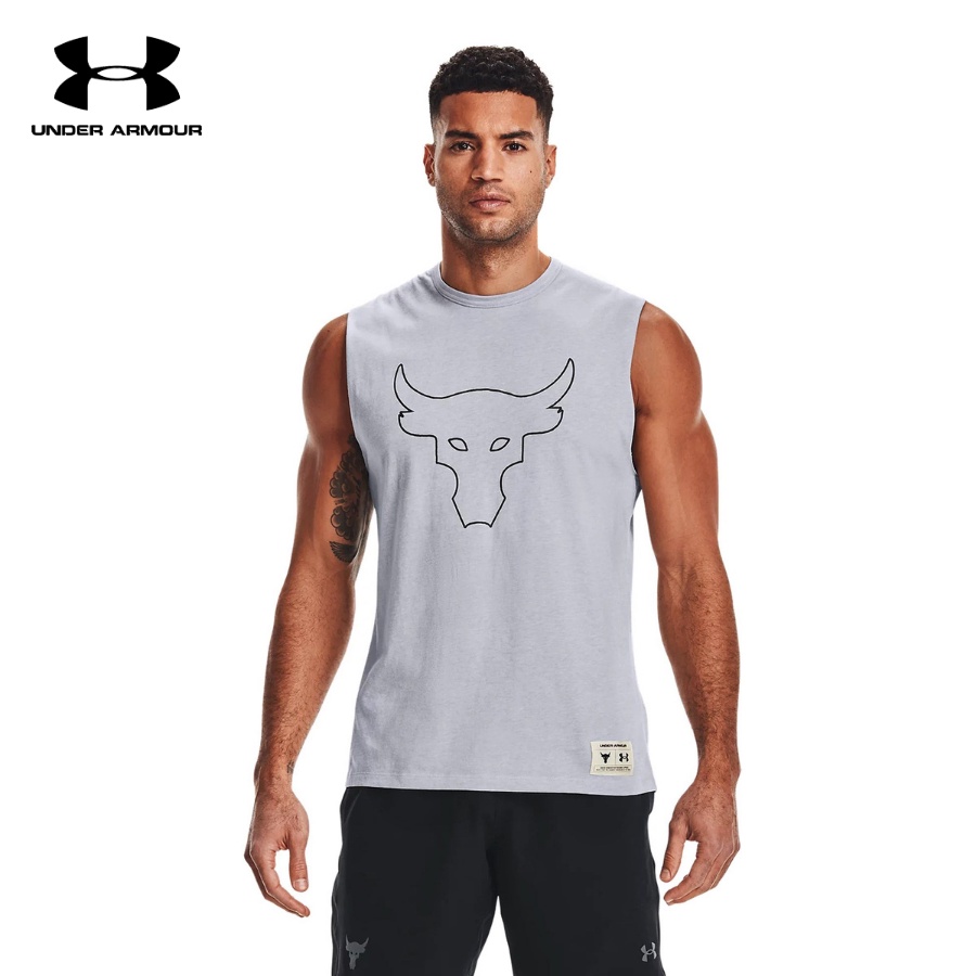 Áo ba lỗ thể thao nam Under Armour Project Rock Show Your Work - 1364745-011