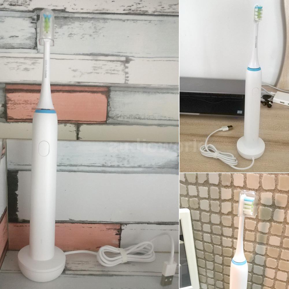 AIDO♦Xiaomi Soocare Soocas Waterproof Electric Toothbrush X1 Rechargeable Sonic Toothbrush Upgraded 