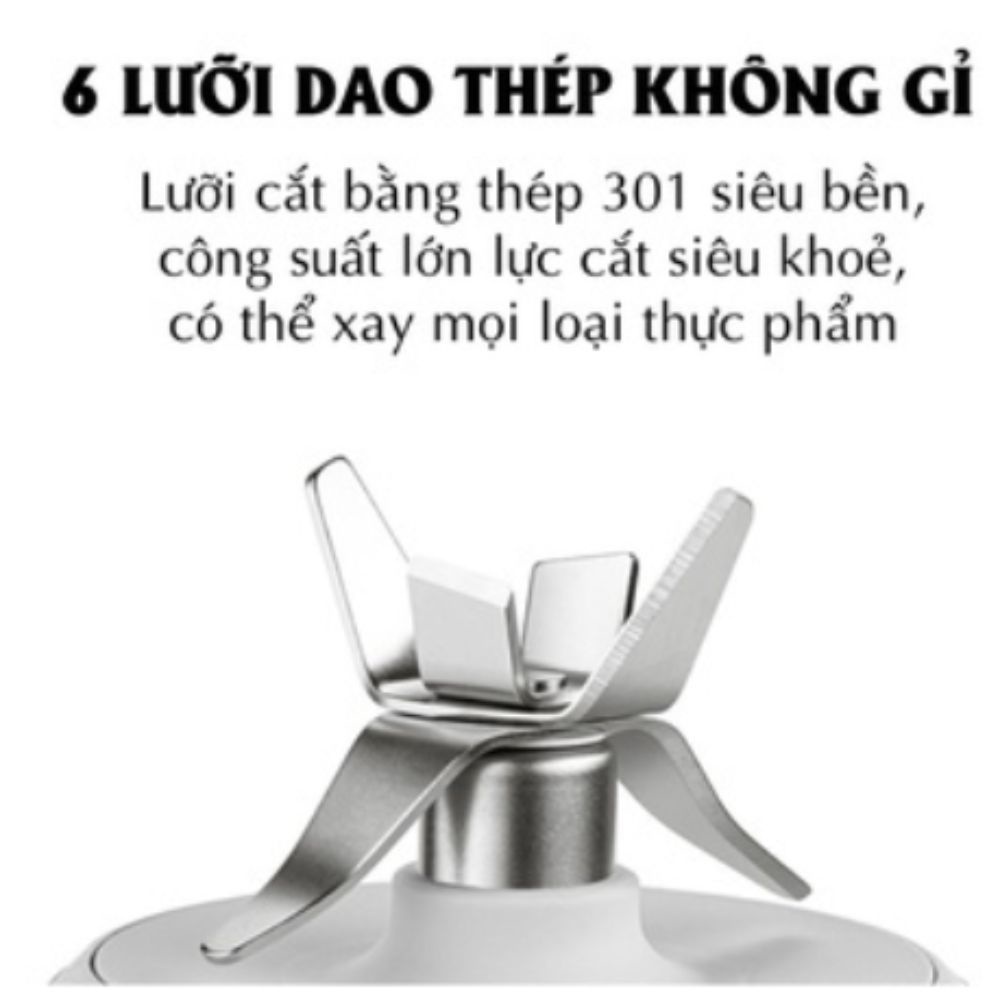 Máy xay sinh tố , máy say cầm tay Xiaomi Mijia MJLLJ01PL đa năng cao cấp dung tích 500ml xay sữa hạt tỏi ớt bảo hành 12t