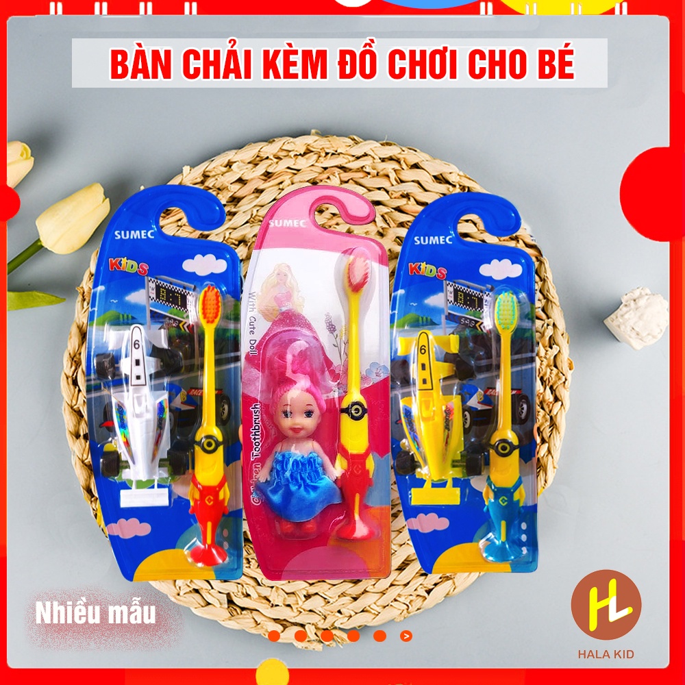 Bàn chải đánh răng KÈM ĐỒ CHƠI cho bé