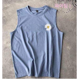 Áo tanktop HOA CÚC Fox uniseX