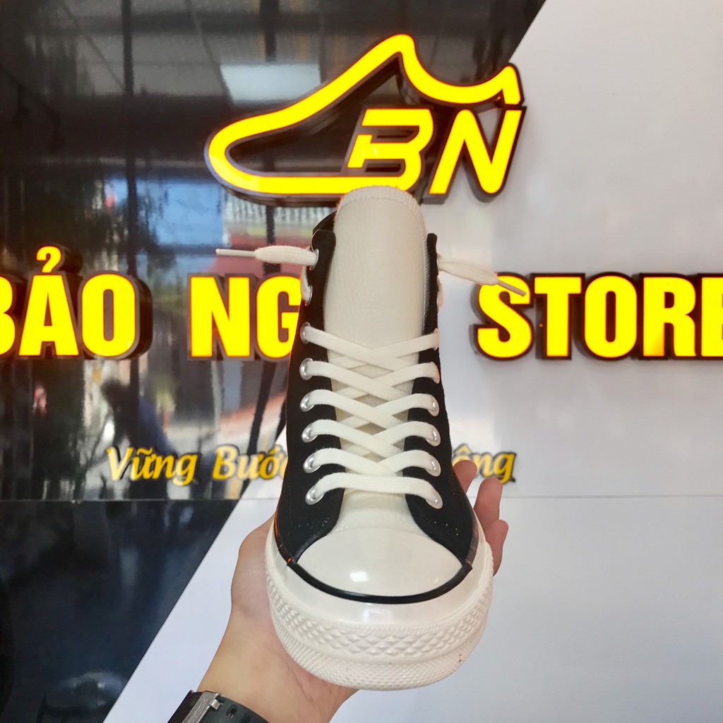 [ Full Bill + Box + Giấy gói ] Giày Sneaker Converse_FOG_Đen Mũi Trắng.
