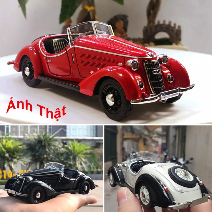 Mô Hình Xe Ô Tô Audi Rover W25K Cổ Điển. Tỉ lệ 1:32 bằng hợp kim. Có bánh đà