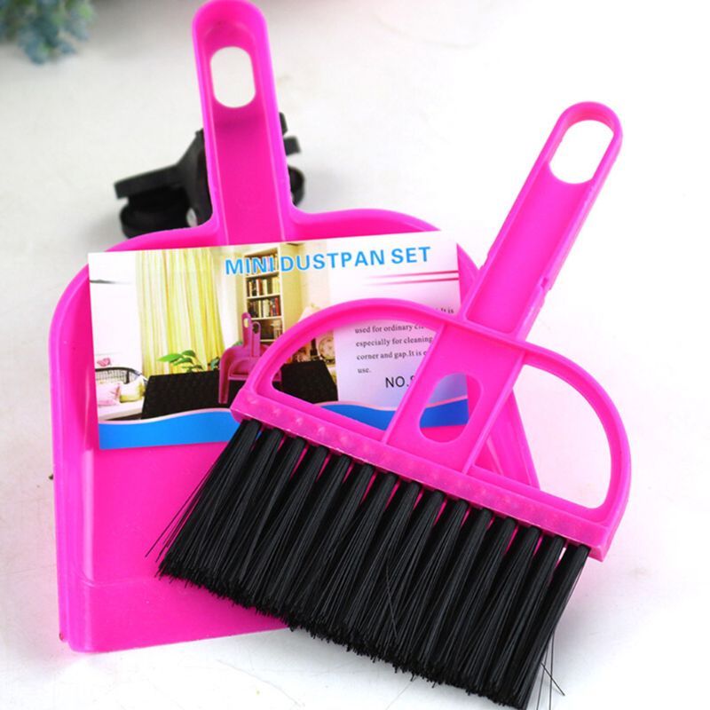 Bộ Chổi Và Đồ Hốt Rác Mini Dùng Vệ Sinh Lồng Nuôi Chuột Hamster / Thỏ / Sóc Chuột Tiện Dụng