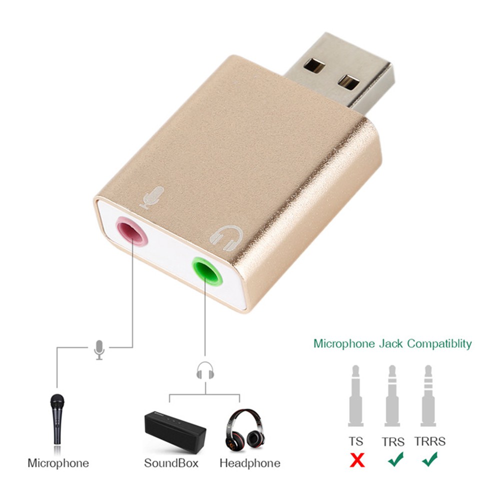 Usb Chuyển Đổi Âm Thanh 3.5mm | BigBuy360 - bigbuy360.vn