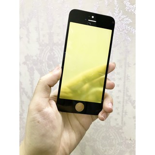 Kính liền ron seal xanh iPhone 5, 5S