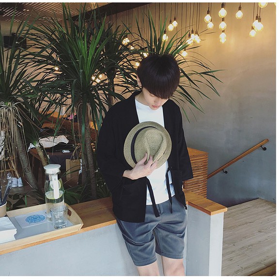 Áo khoác kimono haori happi trơn