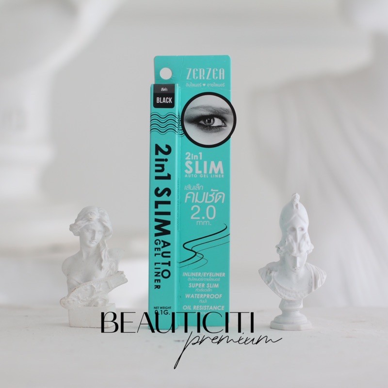 BÚT KẺ MẮT SLIM AUTO GEL LINER THÁI 2 IN 1 ZER ZEA | BigBuy360 - bigbuy360.vn