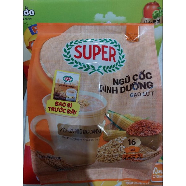 Ngũ Cốc Dinh Dưỡng Super Gạo Lứt 400g Mẫu Mới