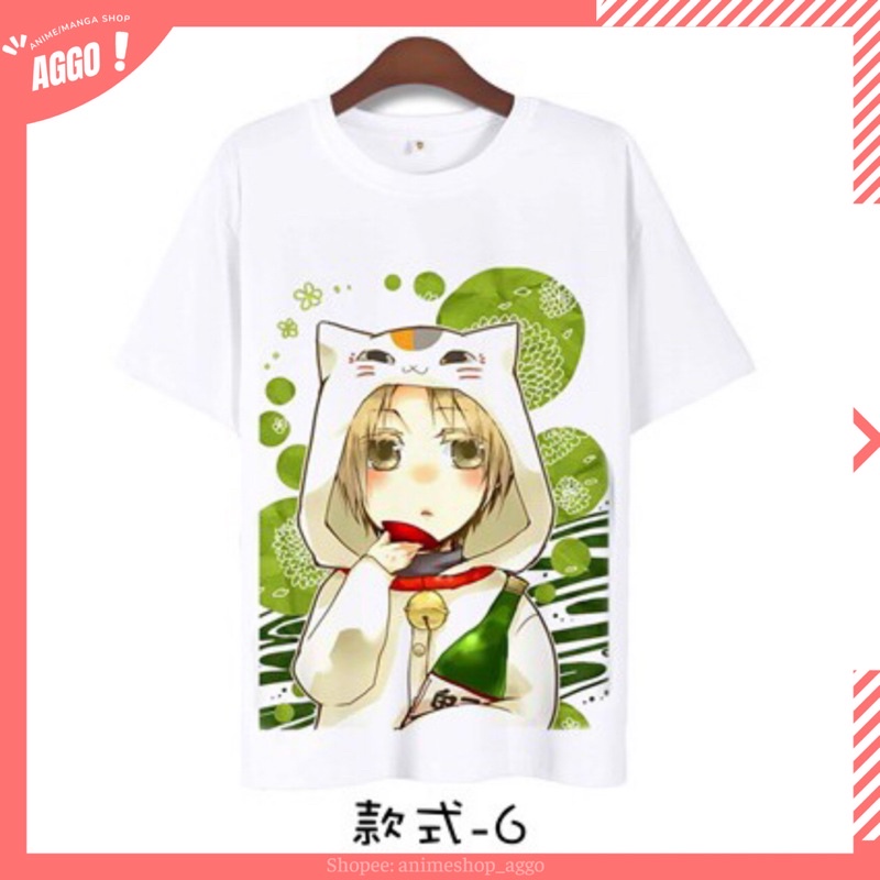 Áo Thun Nyanko-sensei - anime Natsume Yuujinchou