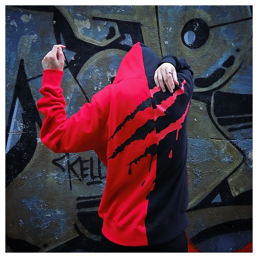 Áo hoodie nam nữ 4YOUNG phối 2 màu ấn tương | BigBuy360 - bigbuy360.vn