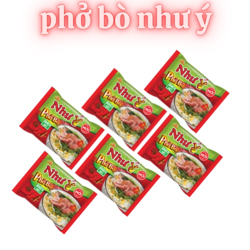 Combo 10 gói Phở hiệu Như Ý 60gr * 10 gói