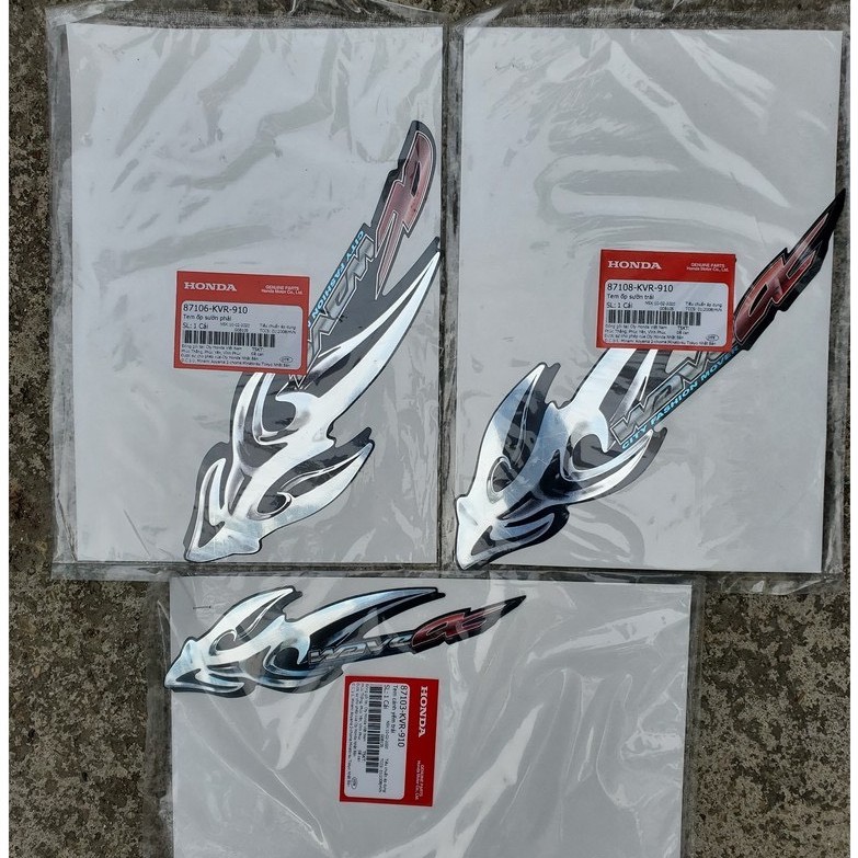 Tem wave rồng 2007 Zin Honda