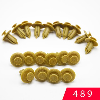 Bộ 20 chốt nhựa 489 loại 6mm (màu vàng)