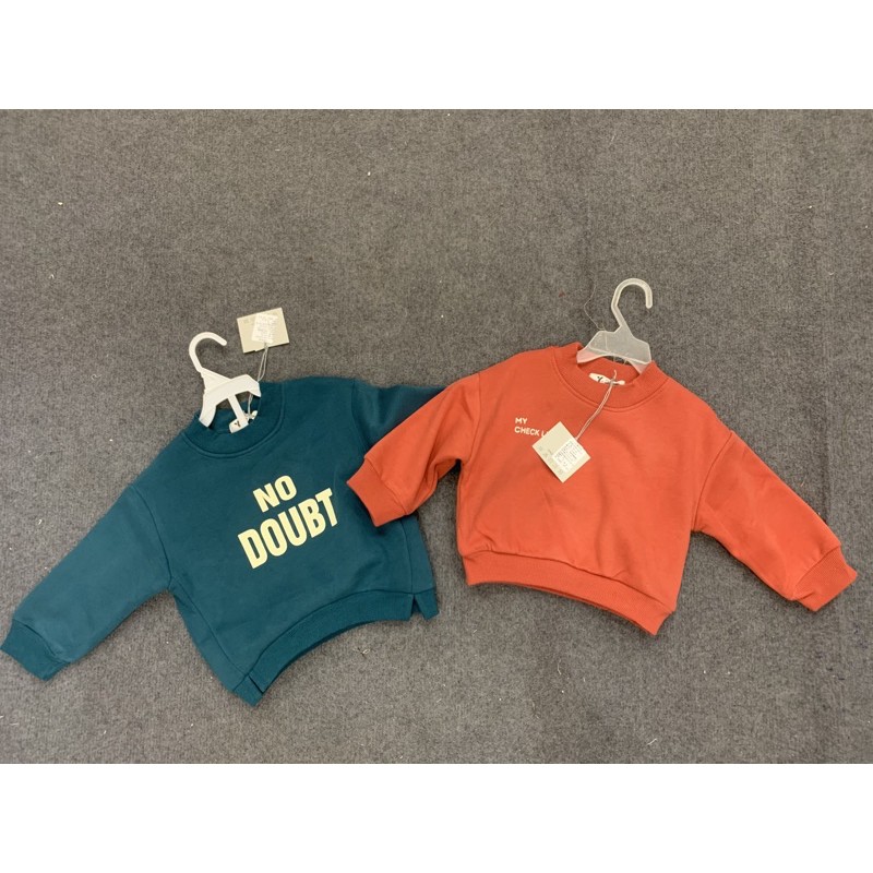 áo nỉ lót lông cho bé ❤️