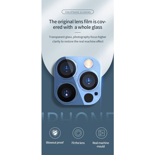 (IPHONE 13) Bảo vệ cụm camera TOTU iPhone 13 Mini, 13, 13 Pro, 13 Pro Max bảo vệ camera toàn diện siêu tốt chính hãng