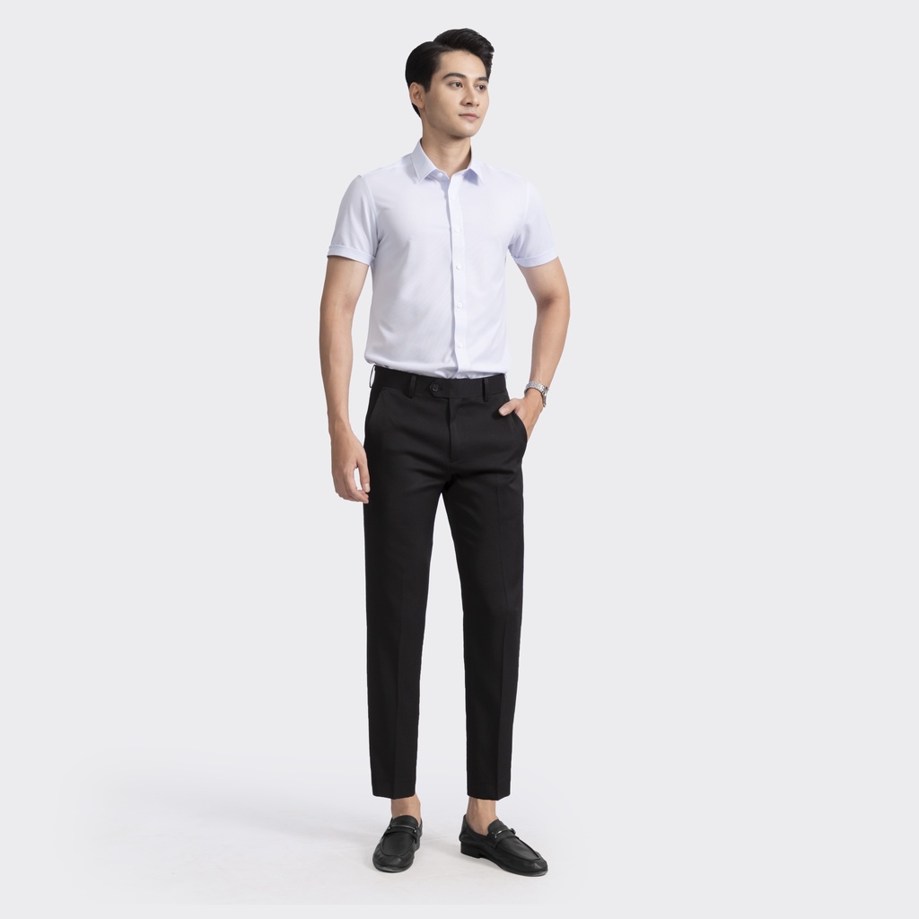 Quần âu nam cao cấp INSIDEMEN phom dáng Cropped suông nhẹ ôm vừa thoải mái tôn dáng khi mặc ITR04302