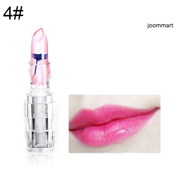 【JM】Flower Jelly Transparent Lipstick Temperature Color Changing Waterproof Lip Balm