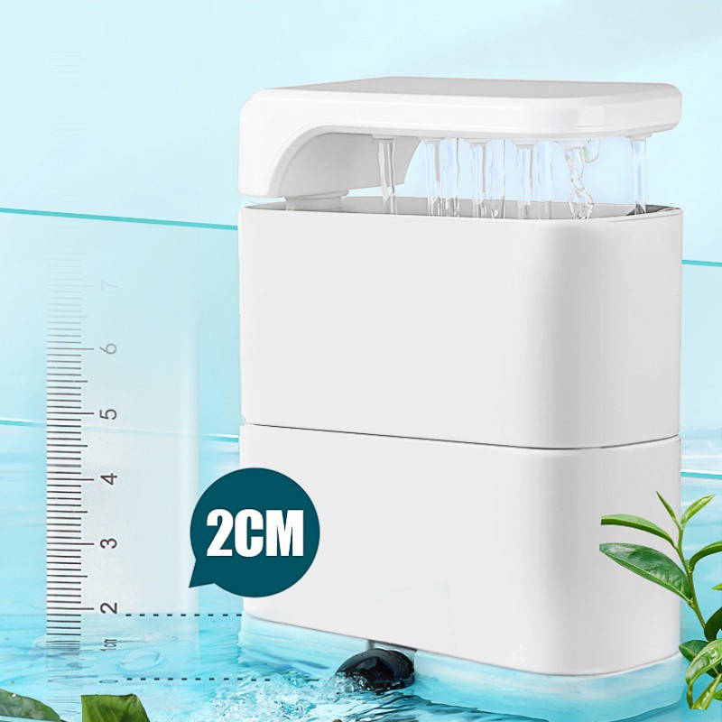 Máy lọc nước Bộ lọc mực nước thấp 3thân cho rùa 15W công suất cao 850L/H dòng nước lớn Hãng YEE