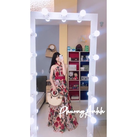 Maxi yếm hoa