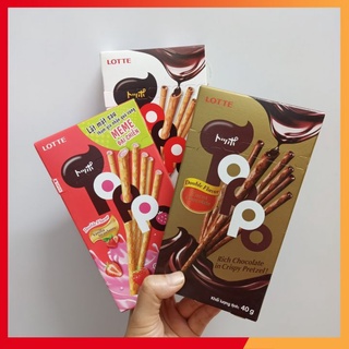 Bánh que nhân kem TOPPO thương hiệu Lotte