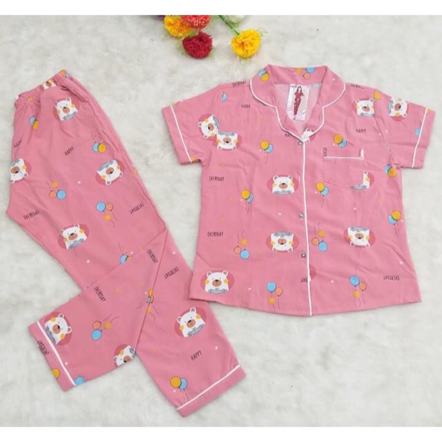 Sỉ, lẻ Bộ pijama lụa thái loại 1 bán shop quần dài tay ngắn ( bao đẹp, bao giặt)