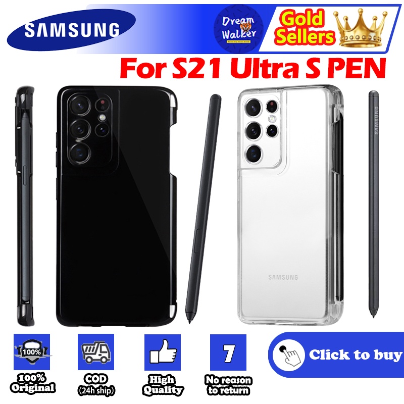 Bao Da Điện Thoại Tích Hợp Ngăn Đựng Bút Cảm Ứng Cho Samsung Galaxy S21 Ultra 5G SPEN