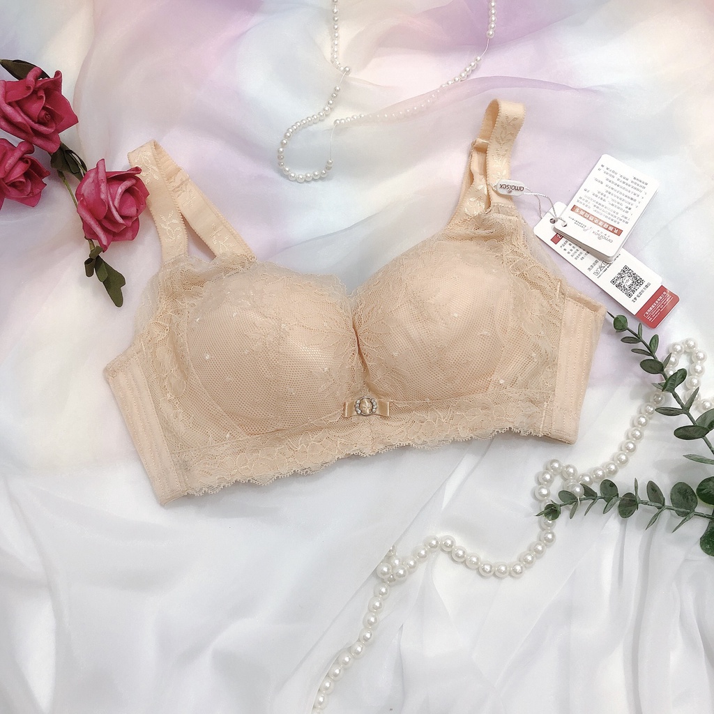 Áo lót nữ không gọng mút mỏng nâng ngực tự nhiên chống hằn mỡ lưng LABRA (M05)