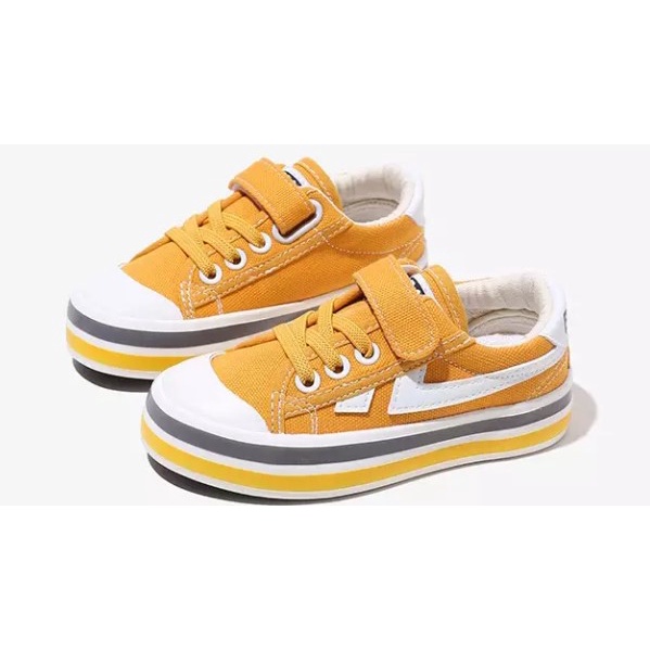 BABAYA Giày Thể Thao Trẻ Em Canvas Vàng Bé Trai Bé Gái