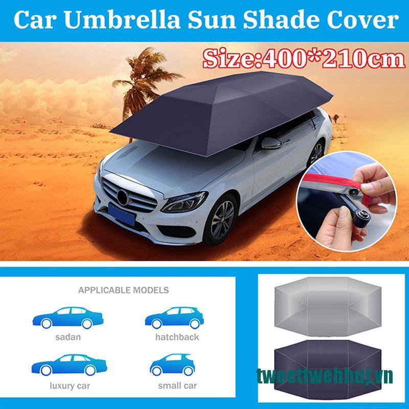Dù che nắng chống tia uv chống thấm nước kích thước 4x2.1m cho xe hơi