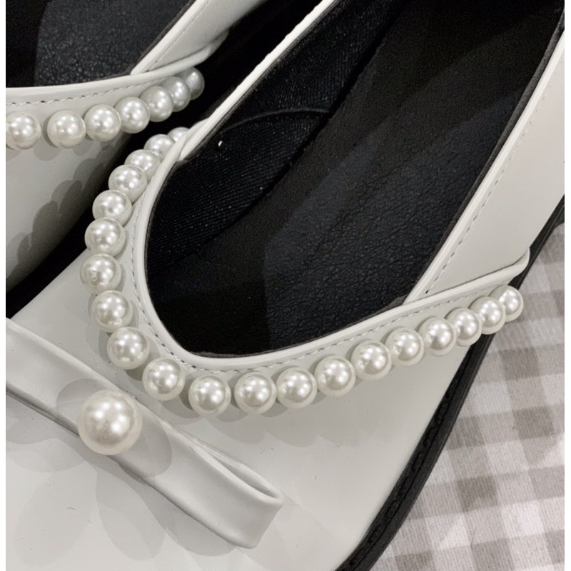 (ORDER) Giày đính hạt phong cách tiểu thư bánh bèo công chúa xinh đẹp xuất sắc hot trend (ẢNH THẬT)