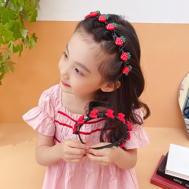 Băng Đô Họa Tiết Hoạt Hình Xinh Xắn Cho Bé Gái