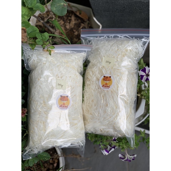 100g Giấy rơm Raffia lót hộp quà. Giấy lót hộp quà cao cấp, giấy mịn chất lượng dùng trang trí hộp quà tặng, hộp yến