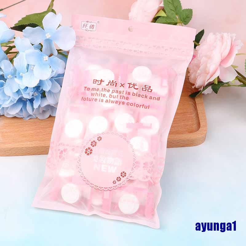 (Hàng Mới Về) 1 Mặt Nạ Giấy Nén Bằng Cotton Siêu Mỏng Màu Kẹo