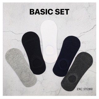 [ Set 5 Đôi Tất ] Tất Vớ Nam - Vớ Lười Cao Cấp