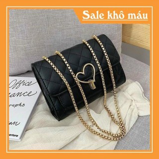 💼[ẢNH THẬT] TÚI XÁCH NỮ ĐEO CHÉO KHÓA TIM SIÊU XINH,TÚI XÁCH CAO CẤP, TÚI XÁCH GIÁ RẺ