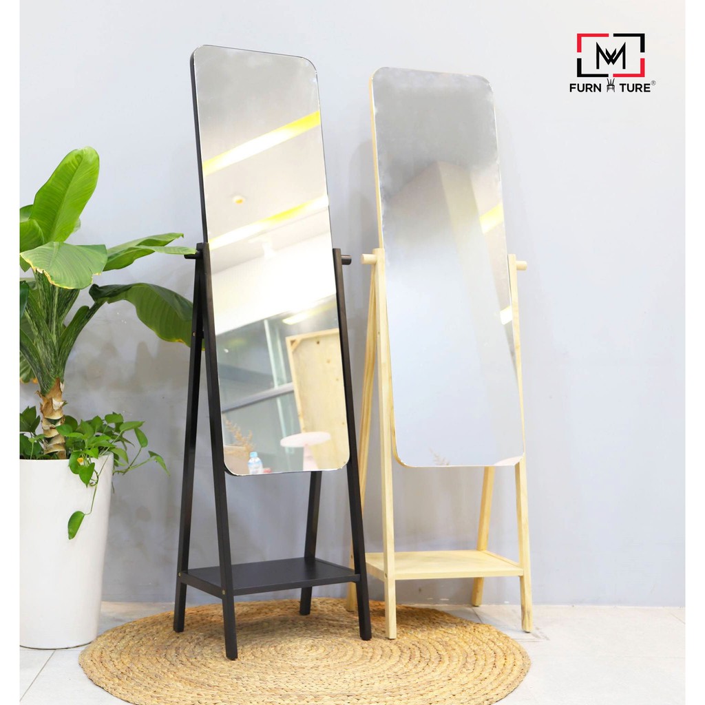 Gương soi toàn thân liền kệ tràn viền thương hiệu MW FURNITURE - Nội thất căn hộ