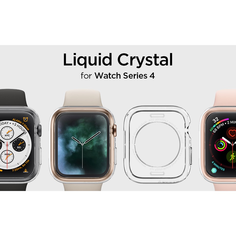 ốp spigen apple watch series 5 / 4 (44mm) Liquid Crystal [ chính hãng ]