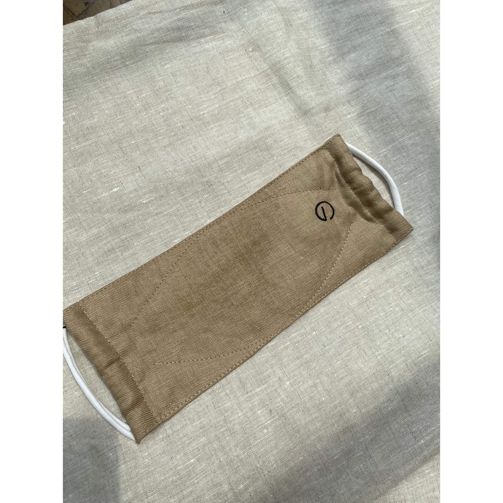 Khẩu trang vải linen hai lớp thiết kế 3D MONO (màu ngẫu nhiên) | BigBuy360 - bigbuy360.vn