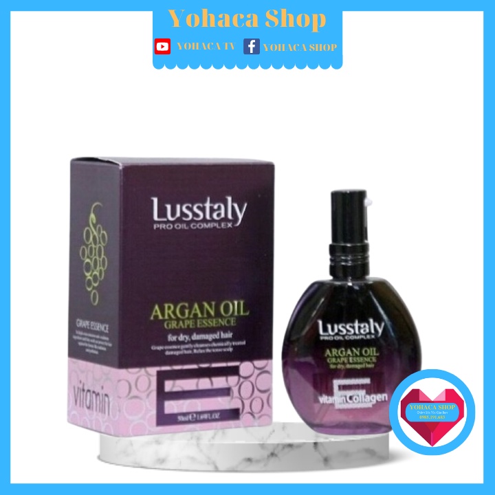 Tinh dầu dưỡng bóng tóc Lusstaly phục hồi cao cấp 50ml