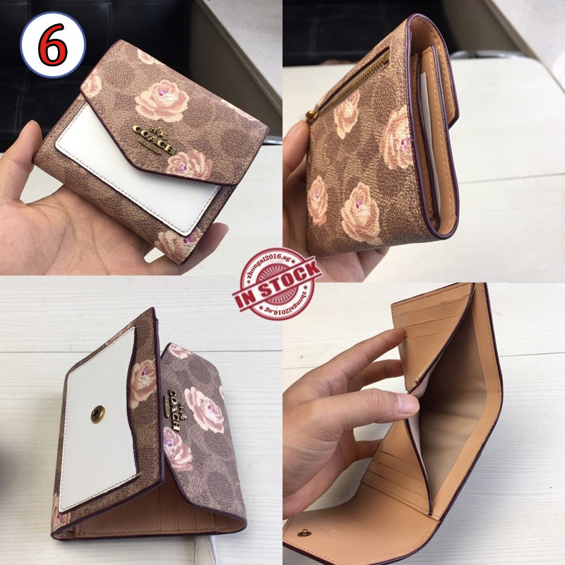 Ví COACH / ví nữ / ví ngắn / ví thời trang cổ điển / ví da 28445