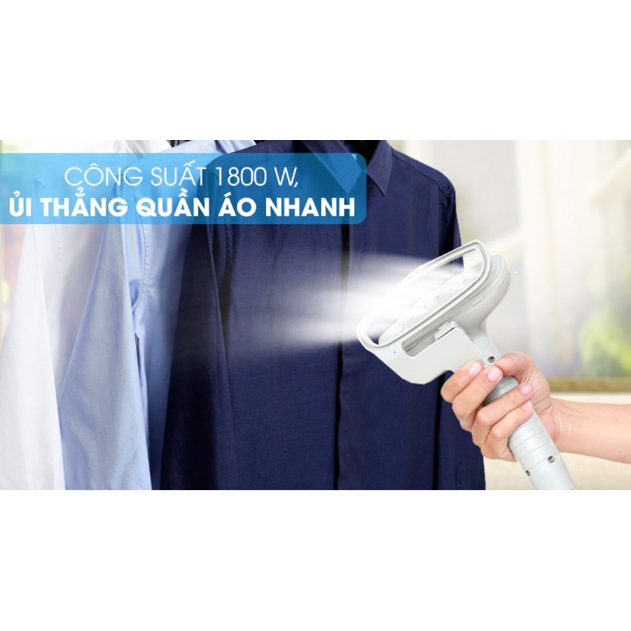 Bàn ủi hơi nước đứng Bluestone GSB-3915, Công suất cao 1800W, Dung tích 1.6L ủi liên tục 50 phút, Bảo hành 24 tháng