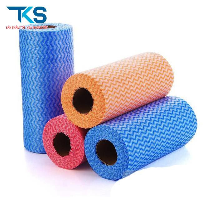 Cuộn 50 khăn vải không dệt lau đa năng nhà bếp