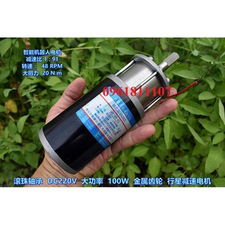 Motor giảm tốc 220V planetary 48 vòng