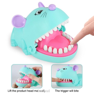 Plastic Toddler Funny Lovely Dentist Mini Portable Interactive Playing Cartoon Mouse Parent Child Game Bite Finger Toy