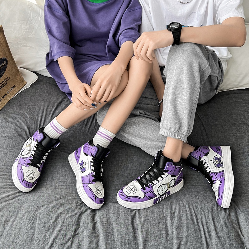 Giày Thể Thao Nam In Hình Nhân Vật Uchiha Obito Trong Naruto